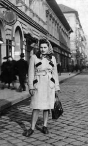 Renia Kukiełka in Budapest, 1944
