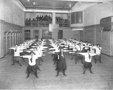 Exercise at Young Women's Hebrew Association of New York, 1914 