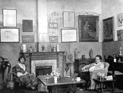 Gertrude Stein and Alice B. Toklas in Paris, 1923