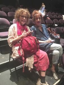Wendy Perron and Liz Lerman sitting together