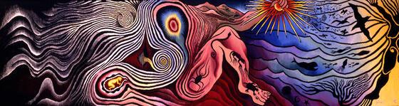 "The Creation" from the "Birth Project," by Judy Chicago