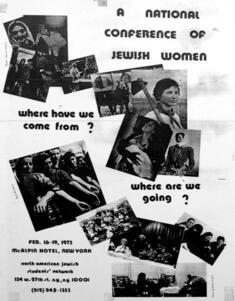 First National Conference of Jewish Women Poster