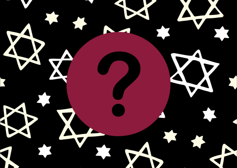 Jewish Stars and Question Mark