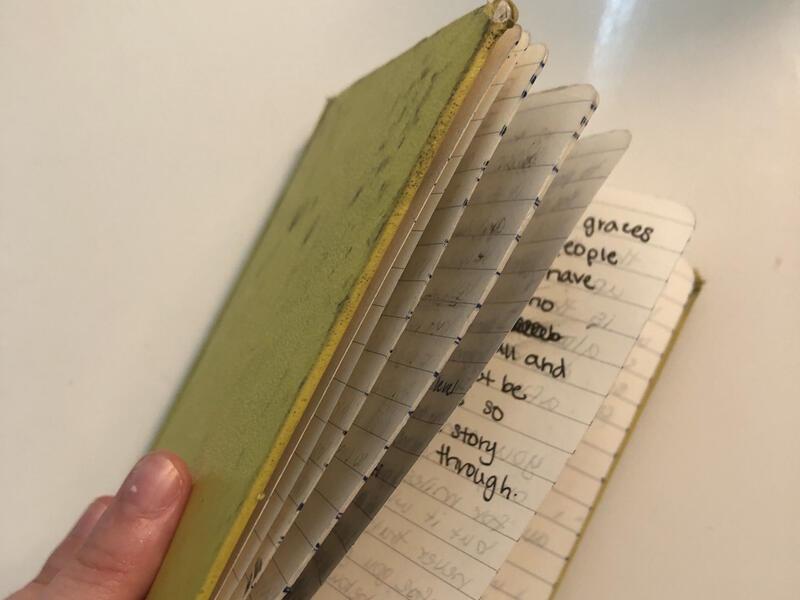 2019-20 Rising Voices Fellow Madeline Canfield's Notebook