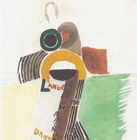  “Robe Poème, L’Ange a Glissé…” by Sonia Delaunay, 1922