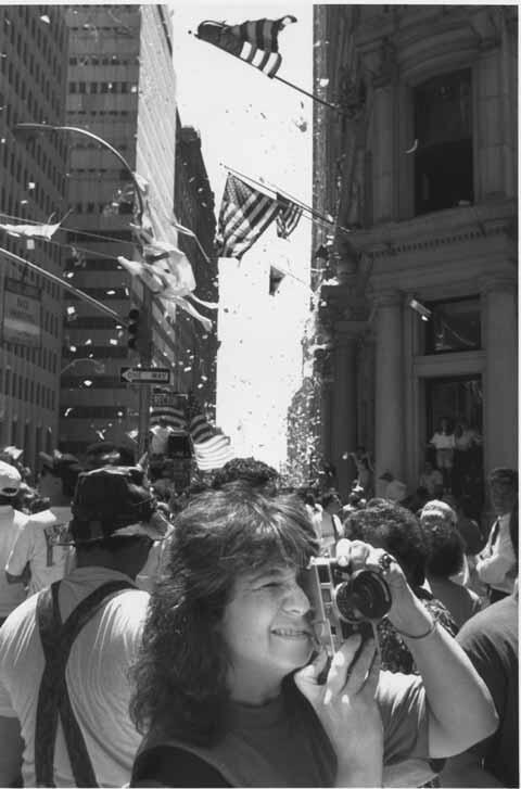 Joan Roth, New York City, Parade for Nelson Mandela, June 20, 1990