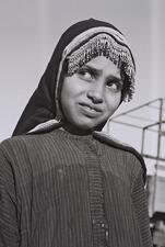 A Jewish Yemenite Girl In Traditional Dress (Gargush)