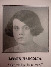 Bessie Margolin, Senior Yearbook in 1925