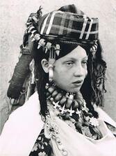 Moroccan Jewish Woman in Headdress, 1935