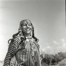 Yemeni Israeli dancer Margalit Oved, 1968.