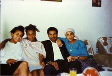Ethiopian Jews in Kiryat Gat, Israel, c. 1990. 
