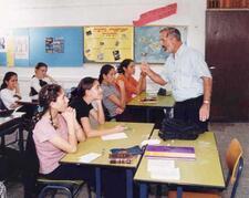 AMIT Sderot Religious Junior and Senior High School Teacher and Students