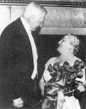 Sadie Cecilia Annenberg and Bernard Baruch, 1956