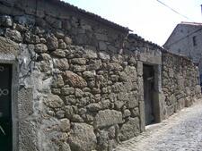 Exterior of a stone building in Belmonte, Portual