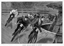 A Bicycle Race with Female Riders