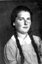 Portrait of Bronia (Bronka) Klibanski, 1942.