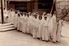 Jewish girls during Bat Mitzvah in Alexandria, Egypt