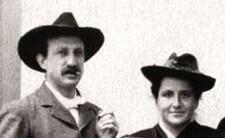 Leo and Gertrude Stein, ca. 1905
