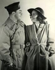 Denise and Stanley Schorr After the Liberation of Paris