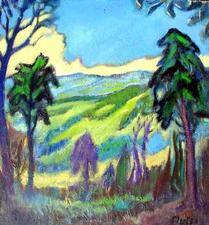 "Expressionist Landscape" by Marie Mela Muter