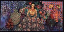 Portrait of Friday Kahlo by Miriam Schapiro, 1988
