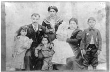 Sephardi family from Misiones Province, Argentina, circa 1900.