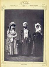 Jewish Women and Man from Bursa, 1873