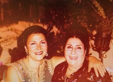 Zohra El Fassia, right, with her daughter Monette, left, in Los Angeles