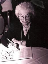 Annette Baran Doing a Crossword, 1999