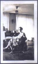 Amy K. Blank at her Desk, 1933
