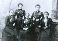 Anna Sokolow's Grandmother and Great-Aunts in Pinsk, Belarus, circa 1885