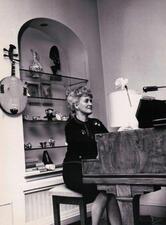 Bea Garber at the Piano, circa 1950s