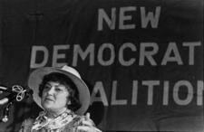 Bella Abzug at National Democratic Coalition Meeting, 1976, by Diana Mara Henry