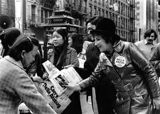 Bella Abzug Campaigning in Manhattan, 1970