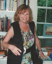 Betty Jean Lifton in her Bookstore