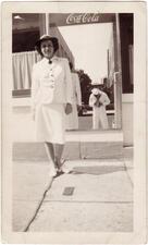 Shirley Kramer in her Dress Whites 