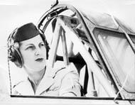 Selma Cronan in Airplane, New York, 1945 