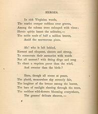 "Heroes" by Emma Lazarus, page 1