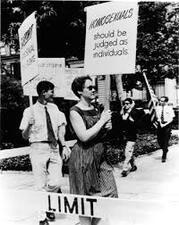 LGBT Rights Protest at Independence Hall, 1965