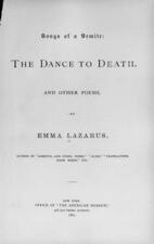 "Songs of A Semite: The Dance to Death, and Other Poems" Front Cover by Emma Lazarus, 1882