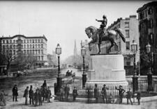 Union Square, East Side at Fourth Avenue circa 1870