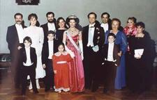 Gertrude Elion, her Family, and the Swedish Monarchs at the Nobel Prize Ceremony, 1988