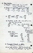 Excerpt from Gertrude Elion's College Chemistry Notebook, circa 1930s