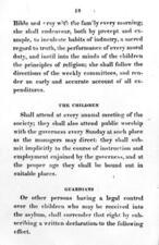 Rules and Regulations of the Philadelphia Orphan Society, Part 4 of 4