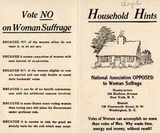 Pamphlet by the National Association Opposed to Woman Suffrage Part 1