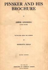 Henrietta Szold's Translation of Asher Ginzberg Pamphlet, 1905