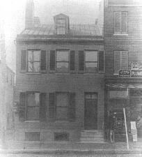 Henrietta Szold's Family Residence on Eutaw Street, Baltimore, 1864