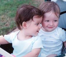 2016-2017 Rising Voices Fellow Isabel Kirsch and her Twin Brother as Infants