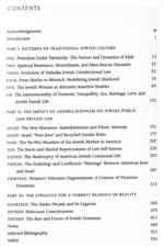 "Jewish Women, Jewish Men: The Legacy of Patriarchy in Jewish Life" Table of Contents