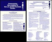 LA Jewish Feminist Center Brochure, 1990